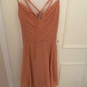 Coral abercrombie and fitch dress